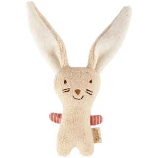 Sigikid 39986 - Greifling Rassel Hase, sigibaby, Baumwolle, 15 cm