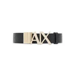 A|X Armani Exchange für Damen. XW001203AF19298MC043 Perfekter schwarzer Gürtel (OSFA), Lässig, Leder