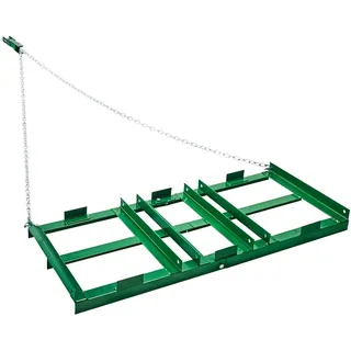 Vevor Schleppegge 1220 x 500 x 100 mm Wiesenschleppe mit verstellbaren Stangen & 1830 mm Kette