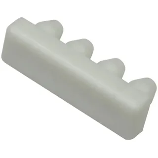 GARDINIA Endstück für Aluminium-Vorhangschiene 1-läufig weiß 2 Stk.