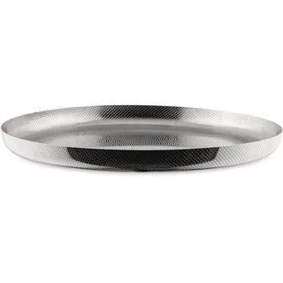 Alessi Tablett Ø 35 cm Edelstahl Silber