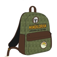 The Mandalorian, Rucksack, Rucksack lässig, dunkelgrün, Grün