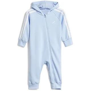 Adidas Essentials 3 Stripes Overall - Glow Blue / White - 3-4 Jahre