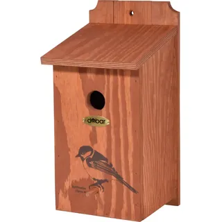 Dobar Nistkasten, BxHxT: 18 x 17 cm, Holz, Flachdach - braun