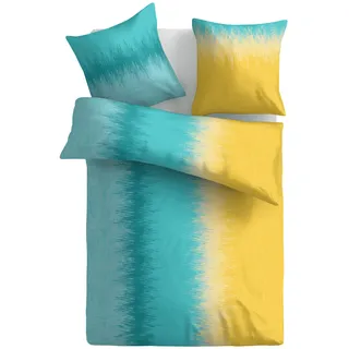 MOONLIGHT Bettwäsche »Gil, 100 % Baumwoll-Seersucker« 2 Stk. tlg., blau