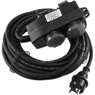 ChiliTec Verlängerungskabel 10m Kabel IP44, mit Aufhänger, H07RN-F 3G1,5mm2