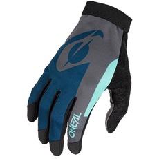 O'NEAL | Fahrrad- & Motocross-Handschuhe | MX MTB DH FR Downhill Freeride | Unser leichtester & bequemster Handschuh, Nanofront®- Handpartie | AMX Glove | Erwachsene | Blau Grau | Größe M