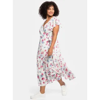 sheego by Joe Browns Chiffonkleid »Chiffonkleid«, weiß