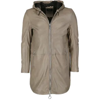 Langjacke MAZE "Ledermantel 42020114", Damen, Gr. S, braun (mud), Obermaterial: 100% Lammleder LEL. Futter: 100% Baumwolle CO., Jacken Langjacke