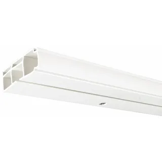 Liedeco Gardinenstange 1 läufig-läufig Fixmaß, weiß