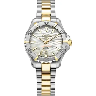 Damenuhr ROAMER 860844 47 20 20 Gold Taucheruhr