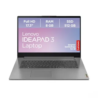 Lenovo IdeaPad 3 17,3" AMD Ryzen 5 5625U 8 GB RAM 512 GB SSD AMD Radeon Windows 11 Home Grau