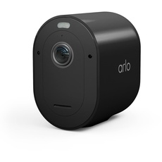 Arlo Pro 5 Überwachungskamera Aussen WLAN, 2K+ HDR Video, Kabellos, Verbesserte Farbnachtsicht, 160° Blickwinkel, Spotlight, 2-Wege Audio, Alarm Sirene + Arlo Secure Testzeitraum, Schwarz