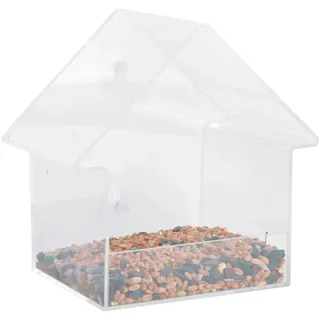 Esschert Design Vogelfutterhaus Acryl 15x10x15,3 cm FB370