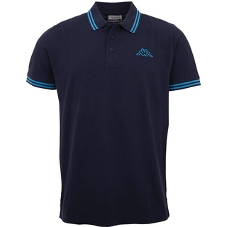 Kappa Herren Kurzarm Poloshirt STYLECODE: 709361 Aleot Men Poloshirt I Dress Blues I L