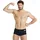 Badehose Low Waist Solid Black/White 3