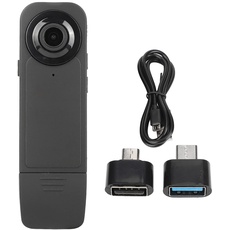 ASHATA Body Camera, Auto Save HD 1920 X 1080P Small Body Camera Persönliche Pocket-Videokamera, 32 GB Back-Clip-Kamera für die Aufzeichnung von Strafverfolgungsbehörden mit 6 Stunden