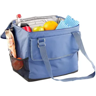 Xcase Kühltasche 12V: Elektrische 12-V-Thermo-Kühltasche fürs Auto, 35 l (Elektrische faltbar, Autokühltasche, Kfz)