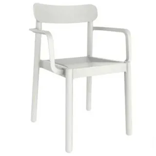 Garbar Elba Stuhl Mit Armlehnen - White - One Size