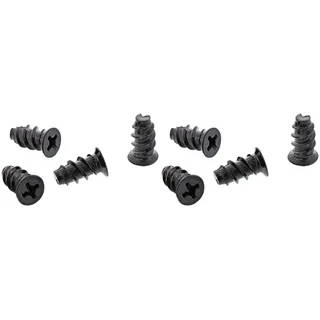 InLine Lüfterschrauben 5,0 x 10,0mm, schwarz (50 Stück) (Packung mit 2)