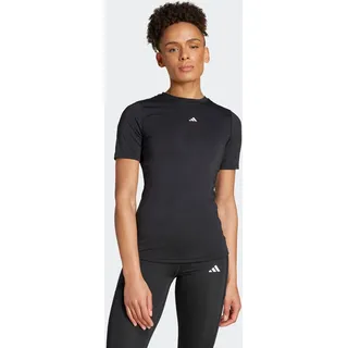 T-Shirt ADIDAS PERFORMANCE "TF TRAIN T", Damen, Gr. XXL, schwarz, Obermaterial: 83% Polyester, 17% Elasthan, normal, Rundhals, Shirts T-Shirt