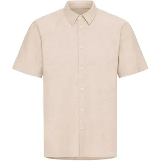 Blend Leinenhemd Beige S