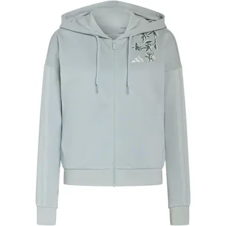 adidas Essentials 3 Stripes French Terry Reißverschlusspullover - Wonder Sage - L