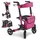 Aluminium Rollator Vital mit Sitz Lila