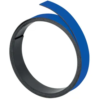 Franken Magnetband 100 cm x 5 mm, beschriftbar, zuschneidbar, blau, M801 03