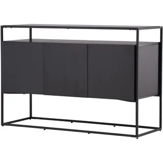 VCM Sideboard Kingsport 120 x 80 x 45 cm Schwarz