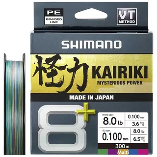 Shimano Schnur Kairiki 8+ 300m 0,10mm 7,3kg Multi C