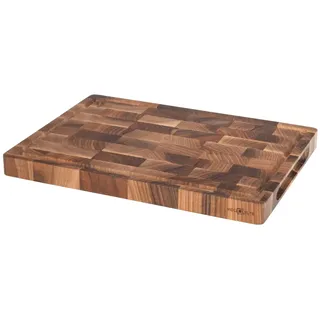 Stirnholz Schneidebrett Nussbaum Holz 40 x 30 x 3 cm | Holz-Leute
