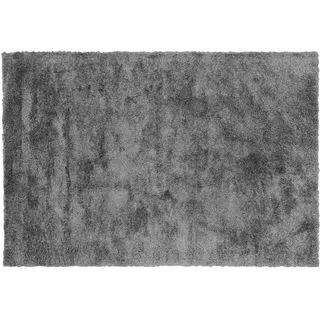 Douceur d'Intérieur Tango rechteckiger Teppich (160 x 230 cm), Grau, Shaggy, einfarbig