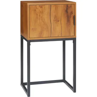 Homcom Konsolentisch 40 x 30 x 76 cm Beige/Schwarz