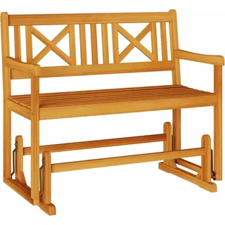 vidaXL Garten Schaukeltbank Natur 110 x 59 x 97 cm Massivholz Akazie - Braun