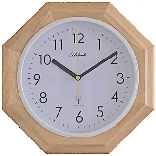 Atlanta Funk Wanduhr 26,5 cm 4324-30 Schwarz