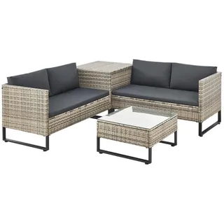 Juskys  Santorini Set 10-tlg. grau