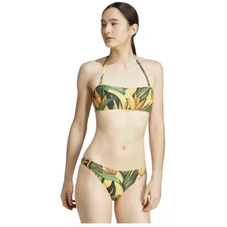 Adidas X Farm Neckholder Bikini - Semi Spark / Pulse Lime - M