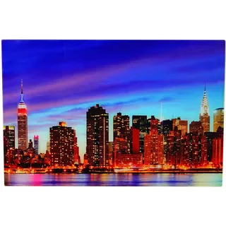 MCW Glasbild NEW York Multicolor