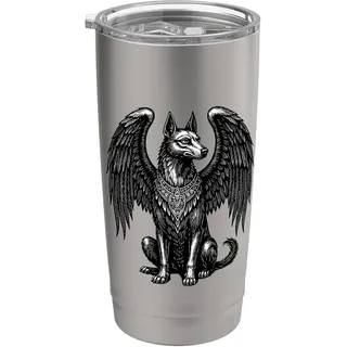 Glasya Goetic Wings, Fierce Heart Doppelwandiger Edelstahl-Thermobecher