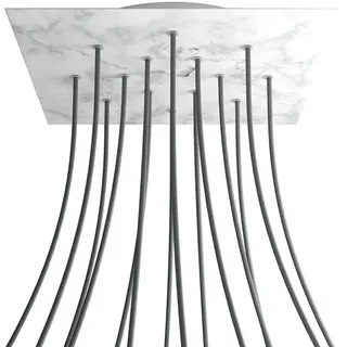 Creative Cables Kroq4014f105 Xxl Rose-one Square Carrara Marmor Rosen-set - Multicolor - 400 mm