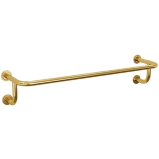 Jcgly Wand Kleiderständer, Moderne Kleiderstange aus Rohr, Robuster Kleiderständer aus Edelstahl, Kleiderstange für Waschküche und Schrankaufbewahrung(Gold,60cm)
