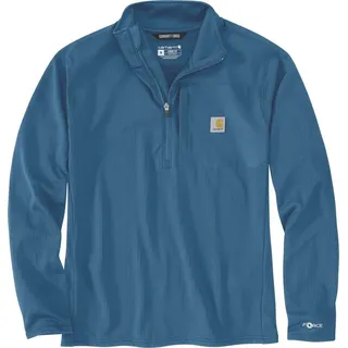 CARHARTT Force Half-Zip, T-Shirt langarm - Blau - M