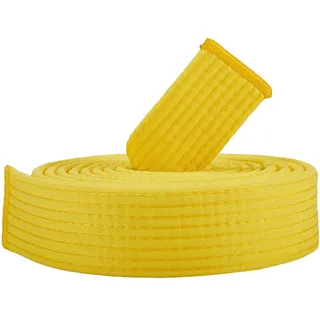 CREATCABIN Gelber Taekwondo-Gürtel Polyester,Kampfsport-Gürtel,Judo,Karate,TKD,Aikido,Uniform-Gürtel Mit Rangliste,Lang,Weich,Universelle Passform,Gürtel,Jiu Jitsu Für Männer,Frauen,Erwachsene,280cm