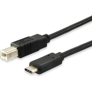 Equip USB-C auf USB-B 1 m Schwarz