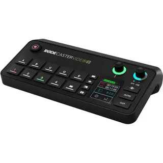 RØDE Microphones RØDE RØDECaster Video S – Podcast-Video-Switcher und Audio-Interface – Mehrkamerasystem, 4 × Videoeingänge (HDMI und USB), 1080p60, Szenen mit Mehreren Quellen