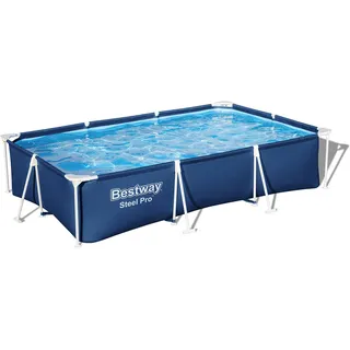 BESTWAY Steel Pro Frame Pool Set 300 x 201 x 66 cm inkl. Filterpumpe