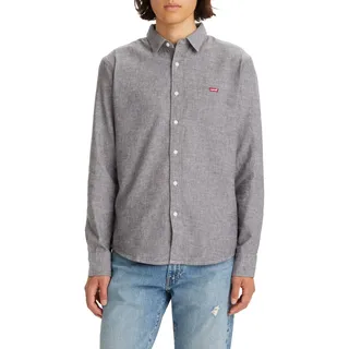 Levi's Levi's® Jeanshemd »BATTERY HM SHIRT Slim mit Logobadge, schwarz