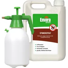 Envira Spinnen-Spray mit Drucksprüher- Spinnenabwehr für Außen und Innen - 2000ml