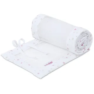 babybay Nestchen Mesh-Piqué passend für Modell Original, weiß Sternemix sand/beere